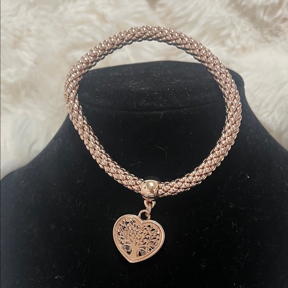 Elegant Heart Charm Bracelets Set - Picture 3 of 5